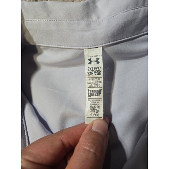 Under Armour Tide Chaser long sleeve Fishing Outdoor Shirt Purple Plus Size 2XL - Picture 4 of 7